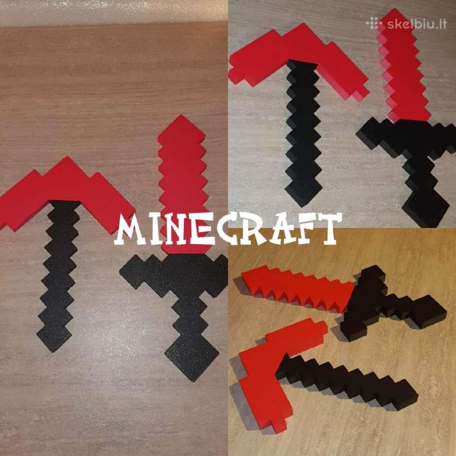 Minecraft kardas ir kirslas