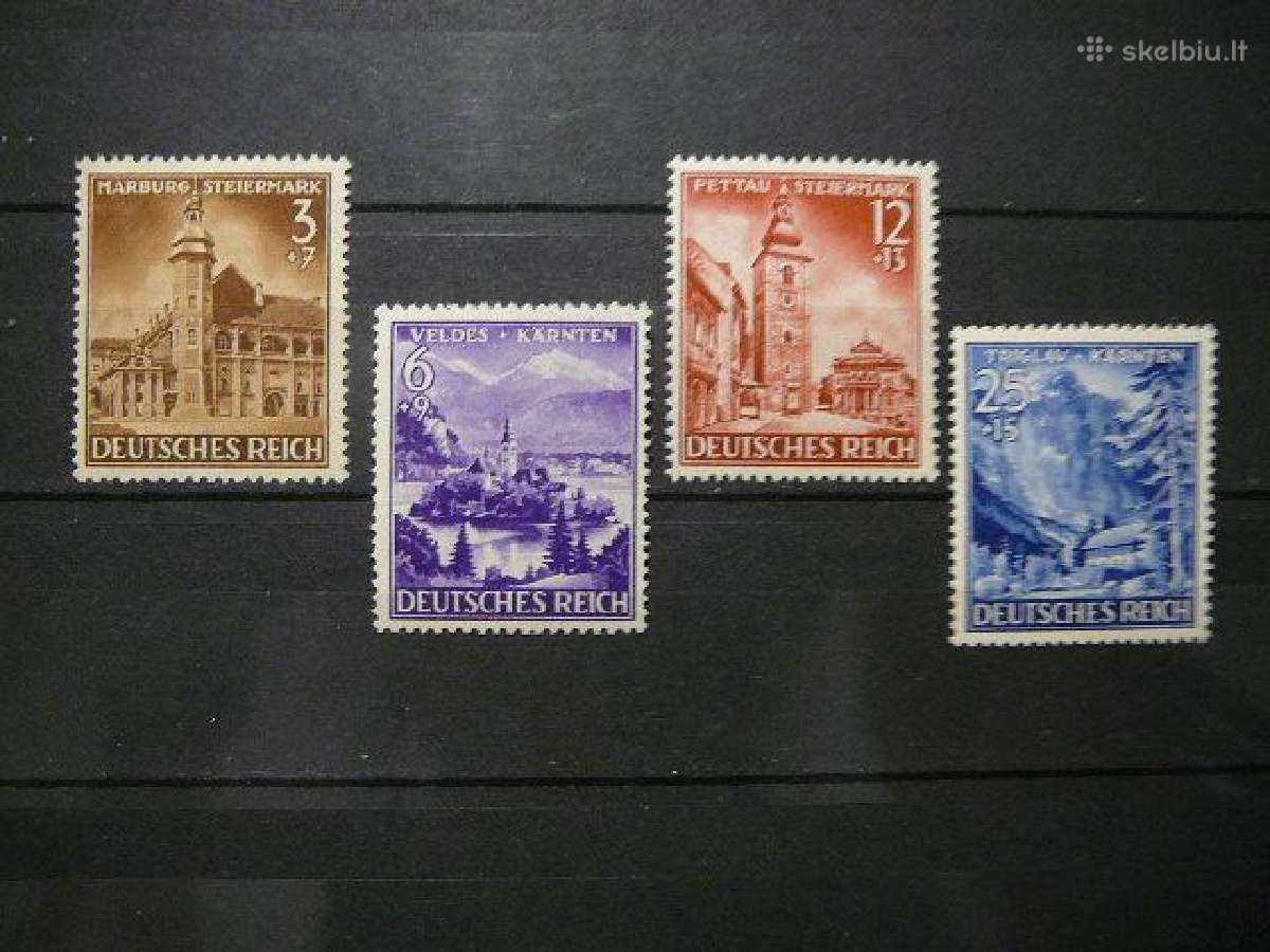 Bokstai Pilys Vokietija 1941 vkt806/9s