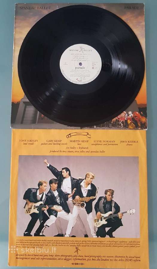 Spandau Ballet - Parade Plokštelė - nuotraukos Nr. 3