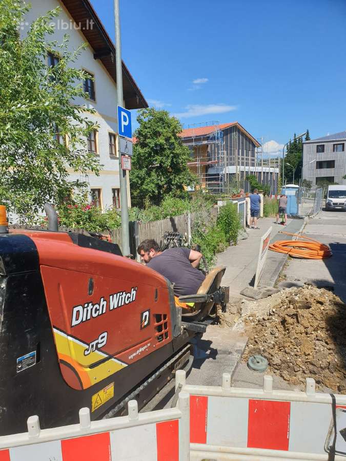 Betranšėjinis , gręžimas, kurmis, vandentiekio - nuotraukos Nr. 3