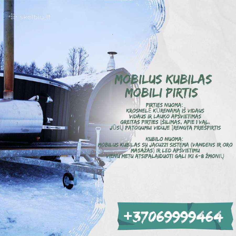 Mobili pirtis ! mobilus Kubilas ! Nuoma - nuotraukos Nr. 24
