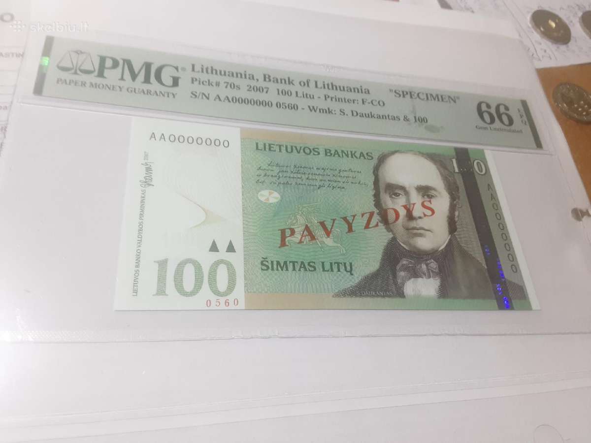 Parduodu litus Pavyzdys 1991-2007 m. - nuotraukos Nr. 6