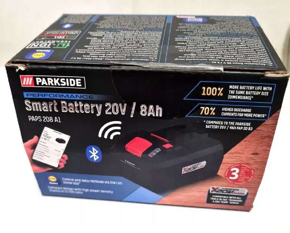 PARKSIDE PERFORMANCE® Batterie smart 20 V, 8 Ah » PAPS 208 A1 « - Park pro  France