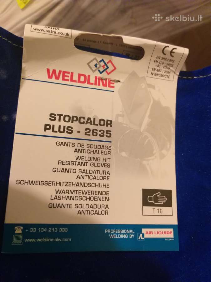 Weldline Apsaugines suvirintojo pirstines - nuotraukos Nr. 4