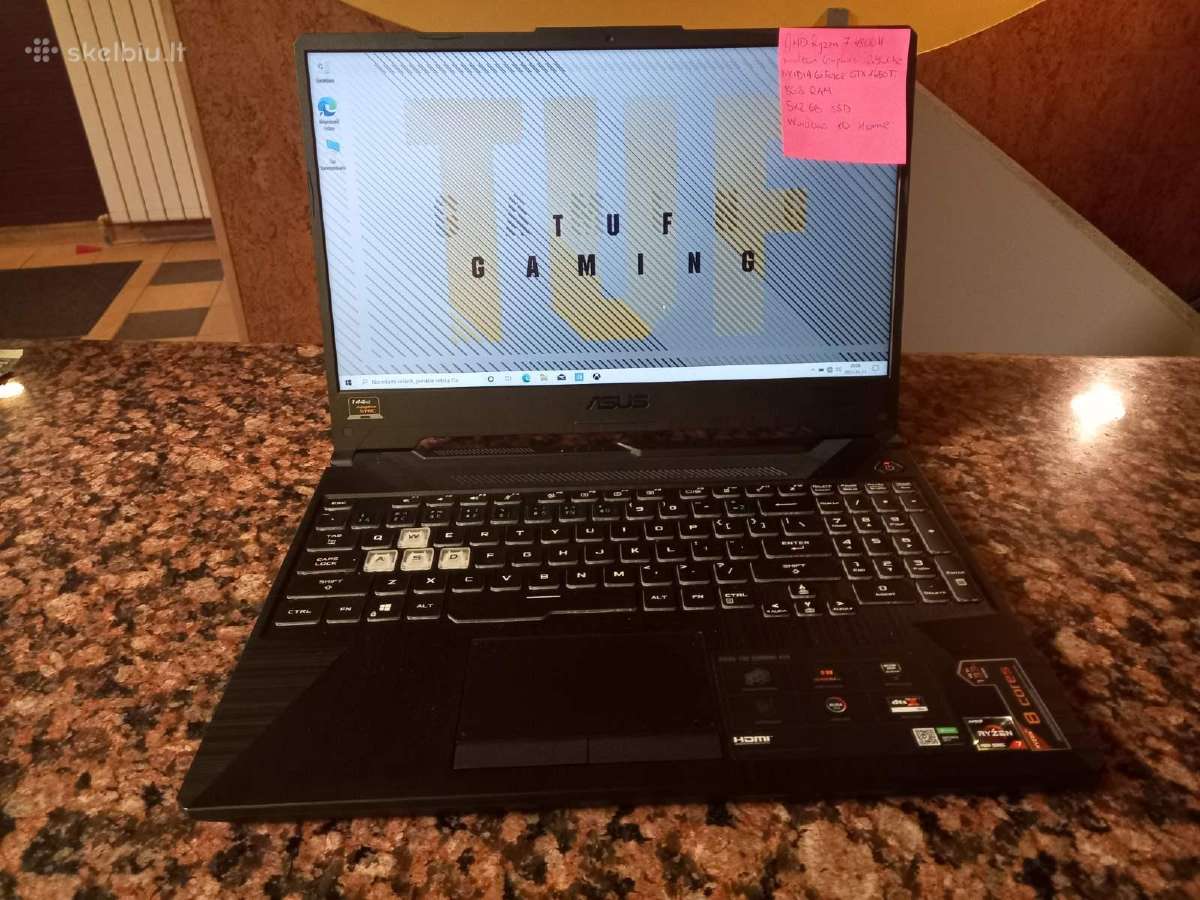 Asus Tuf Gaming A15 Fa506ii 7/8gb/512gb SSD