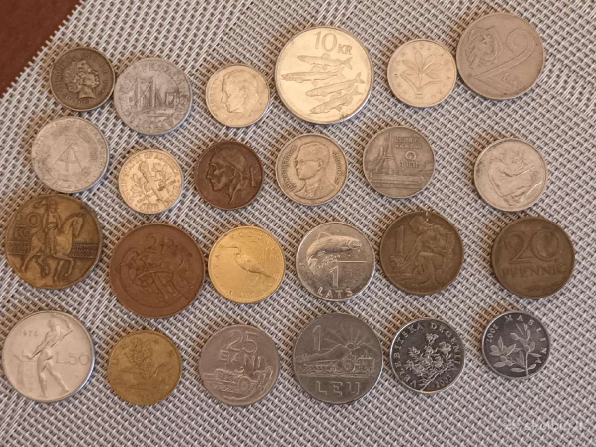 Monetos latvija estija ukraina europa, yra 626 vnt - nuotraukos Nr. 8