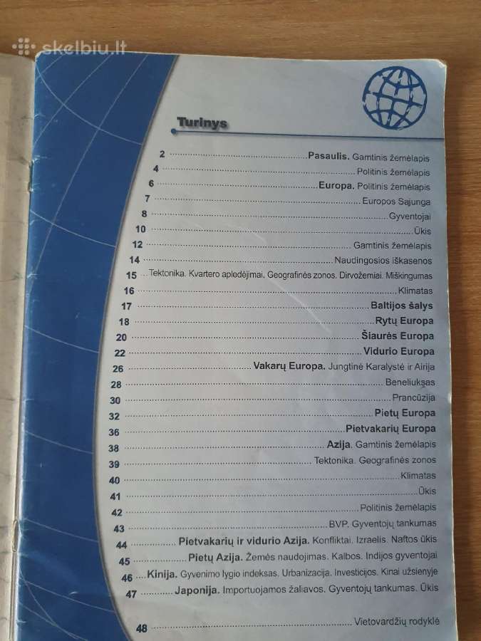 Geografijos atlasas - nuotraukos Nr. 2