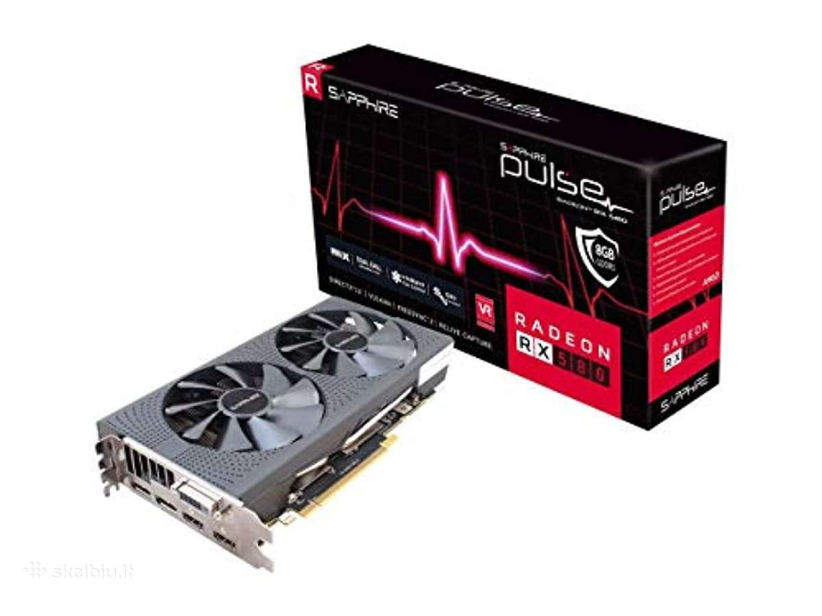 Amd Rx 580 8gb Saphire Pulse Naudotos