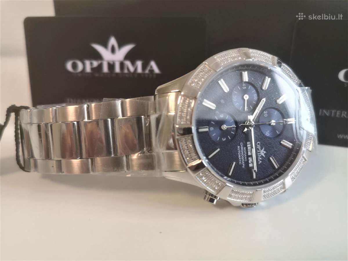 Optima - Morano Diamond Šveicariškas laikrodis - nuotraukos Nr. 9