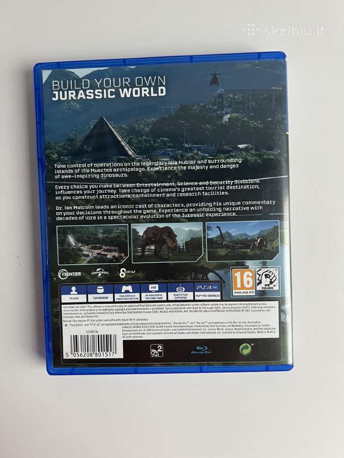 Ps4 zaidimas “Jurassic world evoliution - nuotraukos Nr. 2