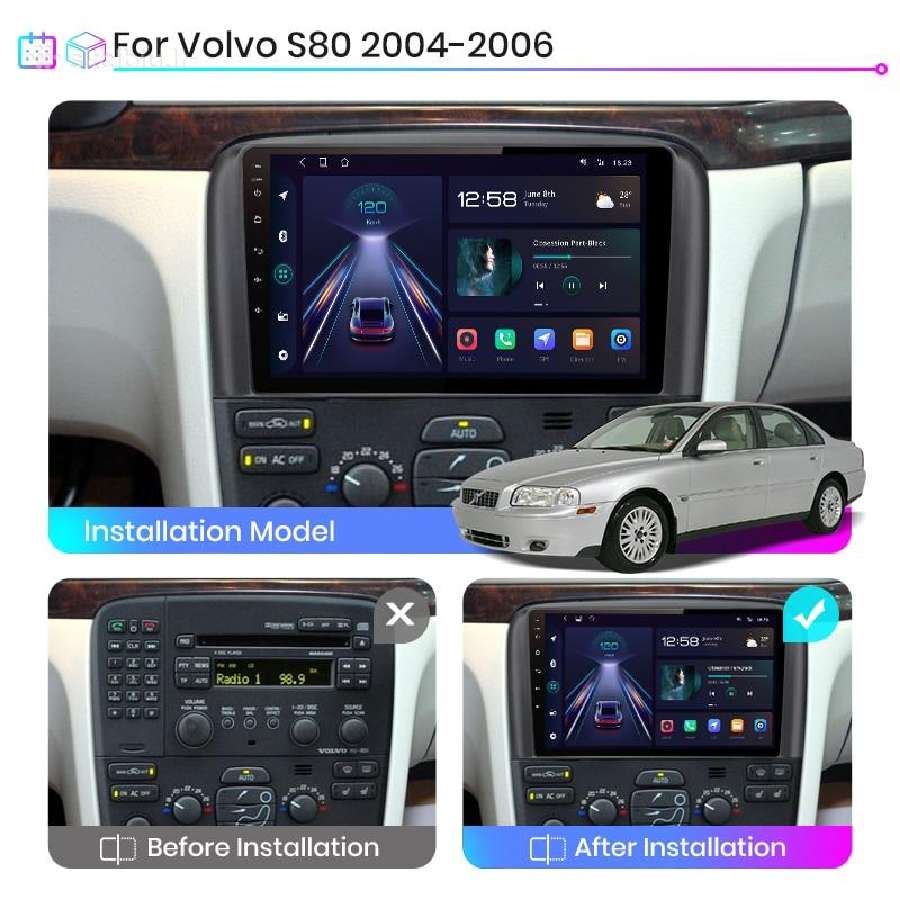 Parduodu Volvo S80 1998-2015 android multimediją - nuotraukos Nr. 2