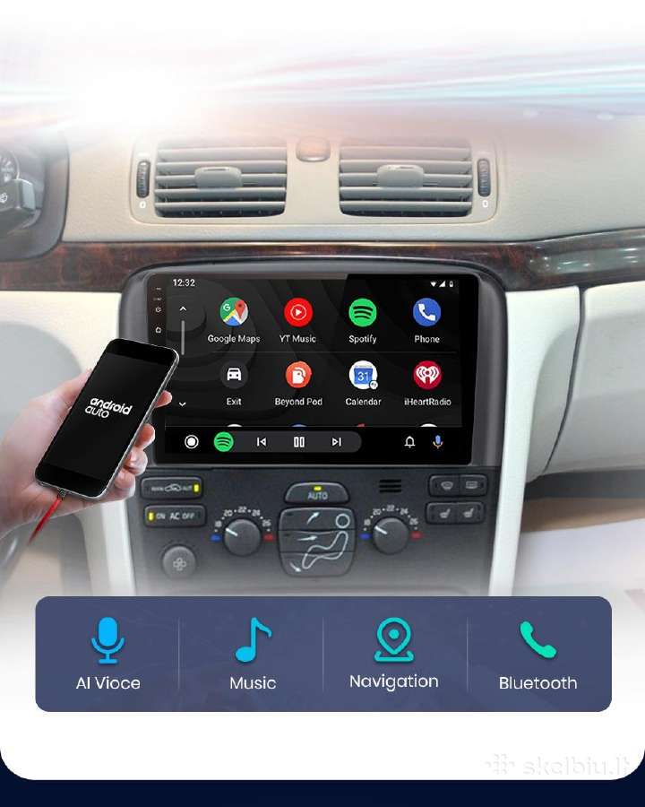 Parduodu Volvo S80 1998-2015 android multimediją - nuotraukos Nr. 6
