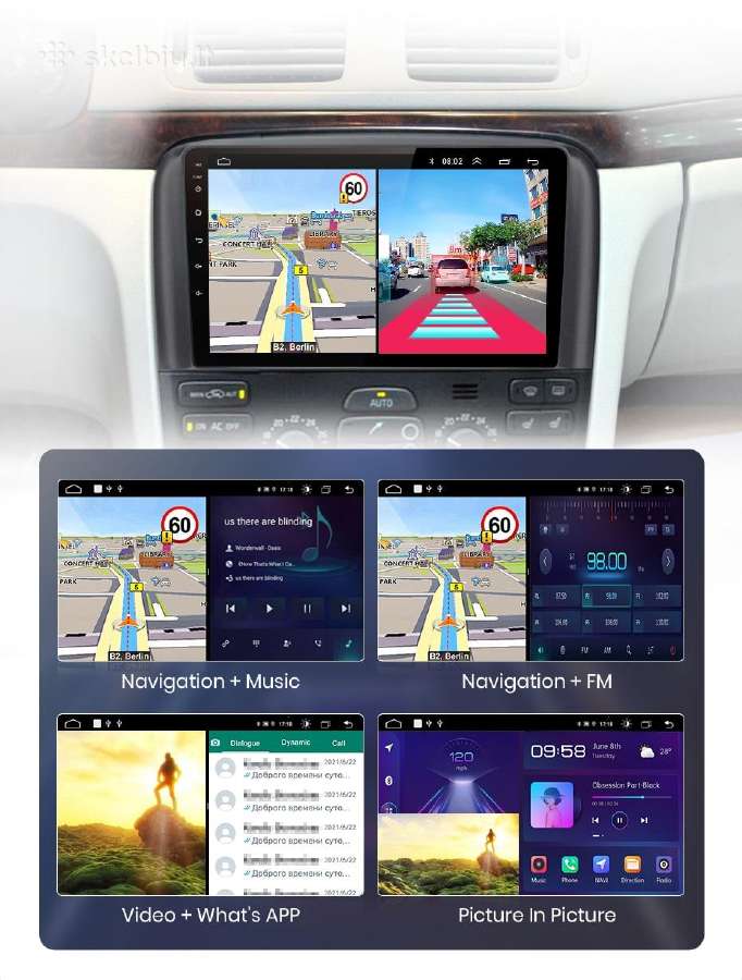Parduodu Volvo S80 1998-2015 android multimediją - nuotraukos Nr. 10