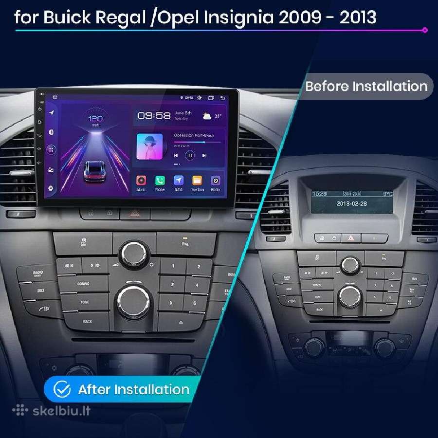 Opel Insignia 2008 - 2018 android multimedija - nuotraukos Nr. 8