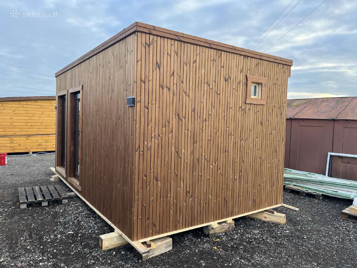 Pirtis sauna 5x3 Termo mediena - nuotraukos Nr. 4