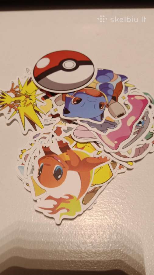 Lipdukai su pokemonais