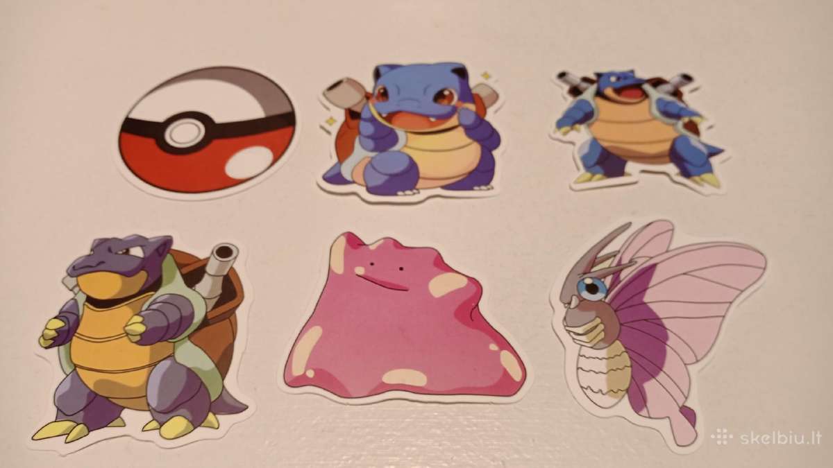 Lipdukai su pokemonais - nuotraukos Nr. 2