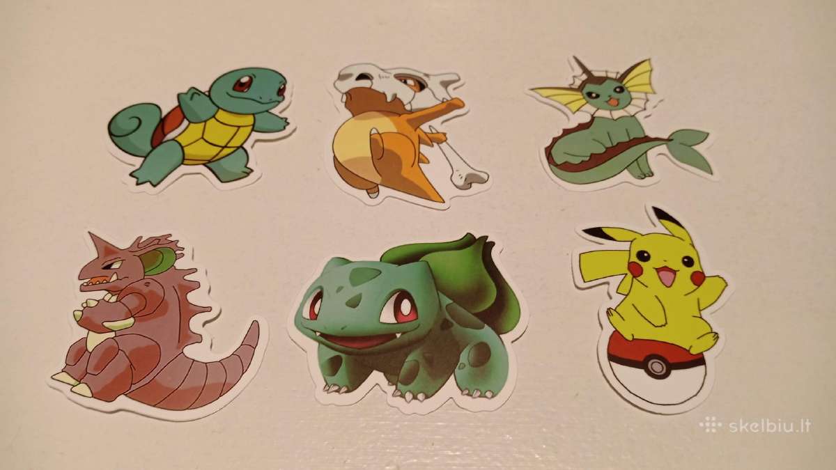 Lipdukai su pokemonais - nuotraukos Nr. 3