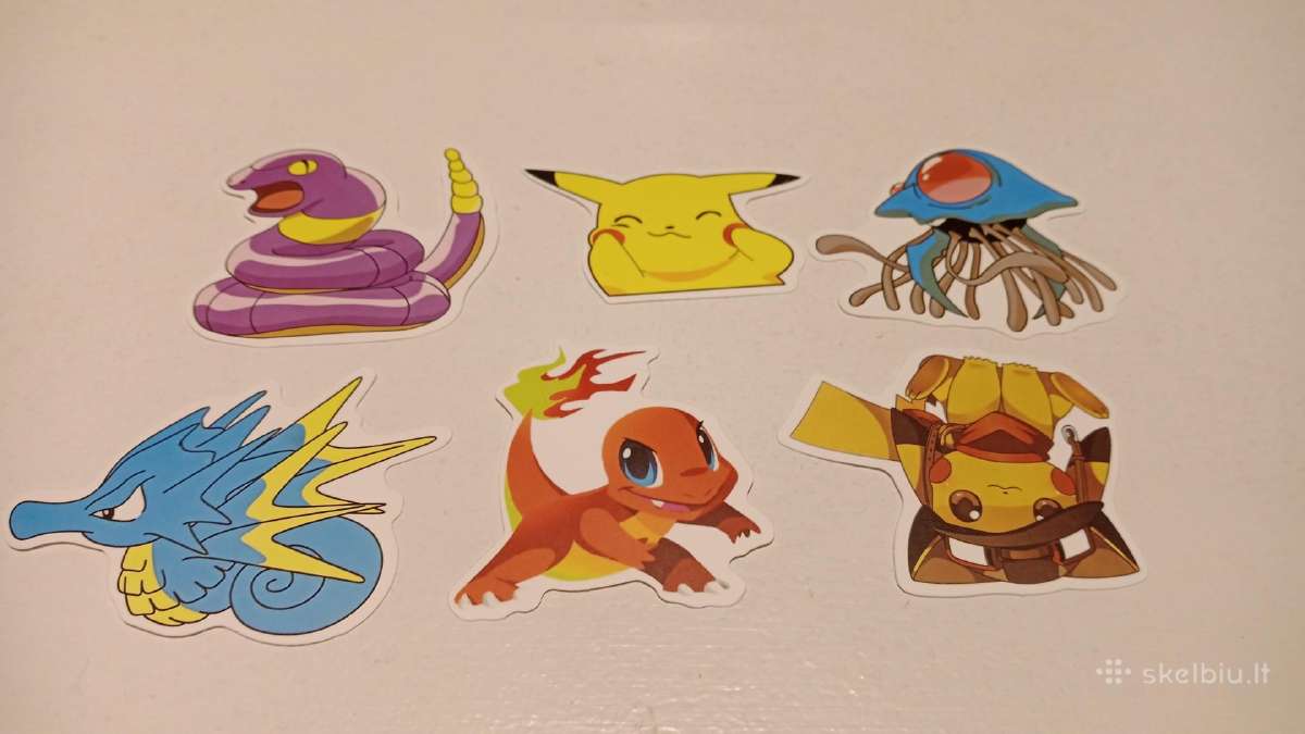 Lipdukai su pokemonais - nuotraukos Nr. 5