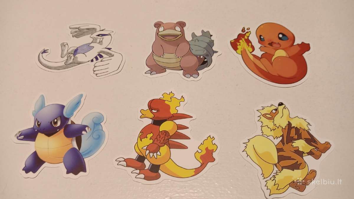 Lipdukai su pokemonais - nuotraukos Nr. 6