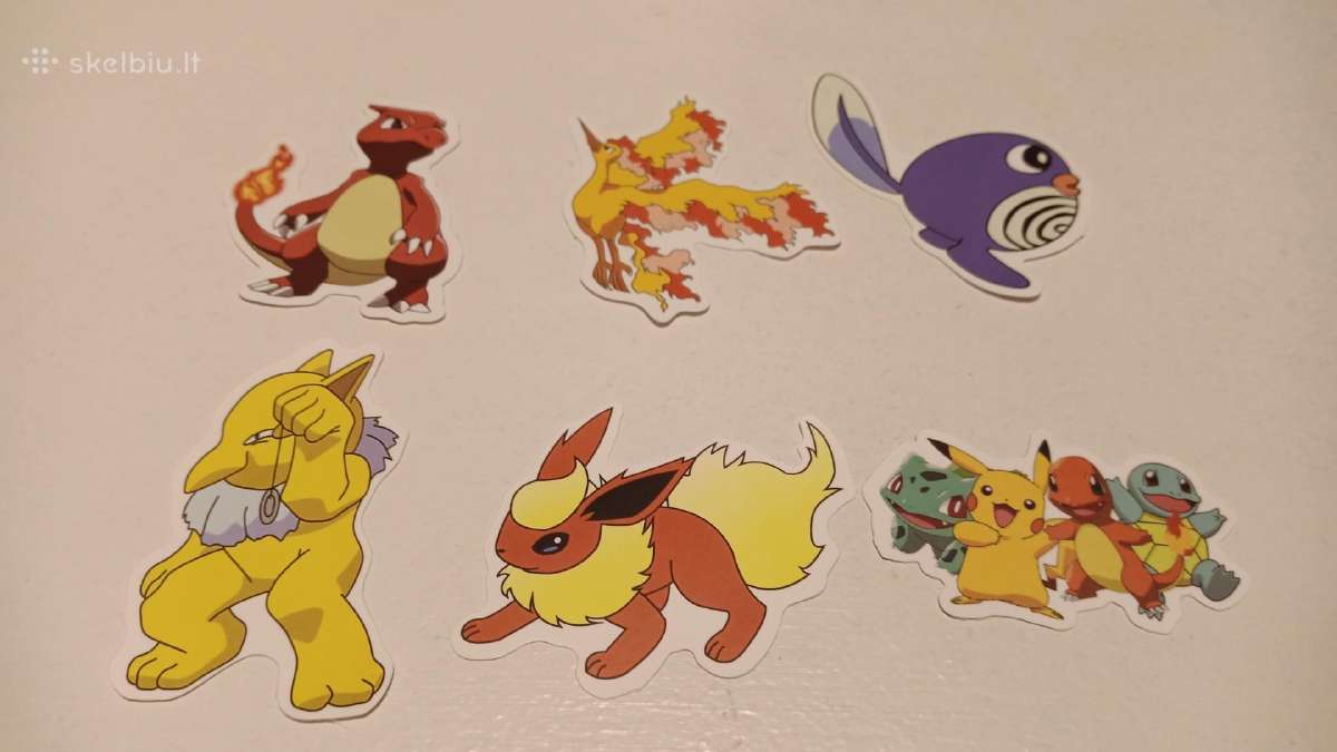 Lipdukai su pokemonais - nuotraukos Nr. 8