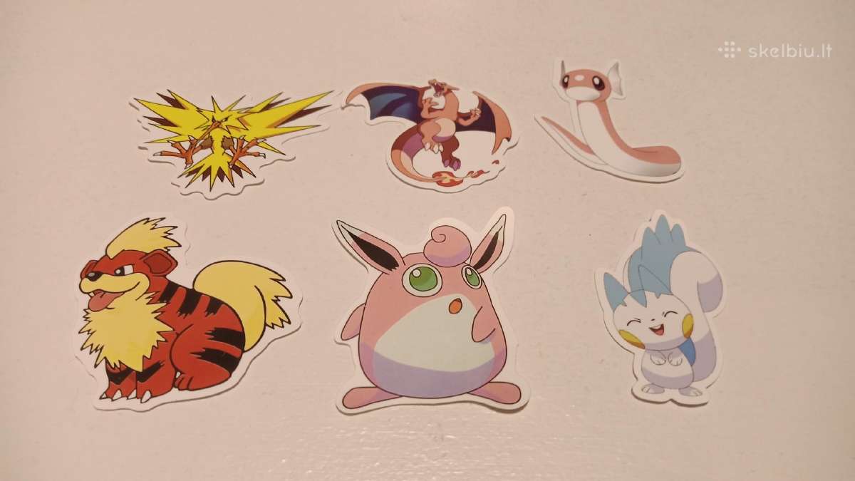 Lipdukai su pokemonais - nuotraukos Nr. 9