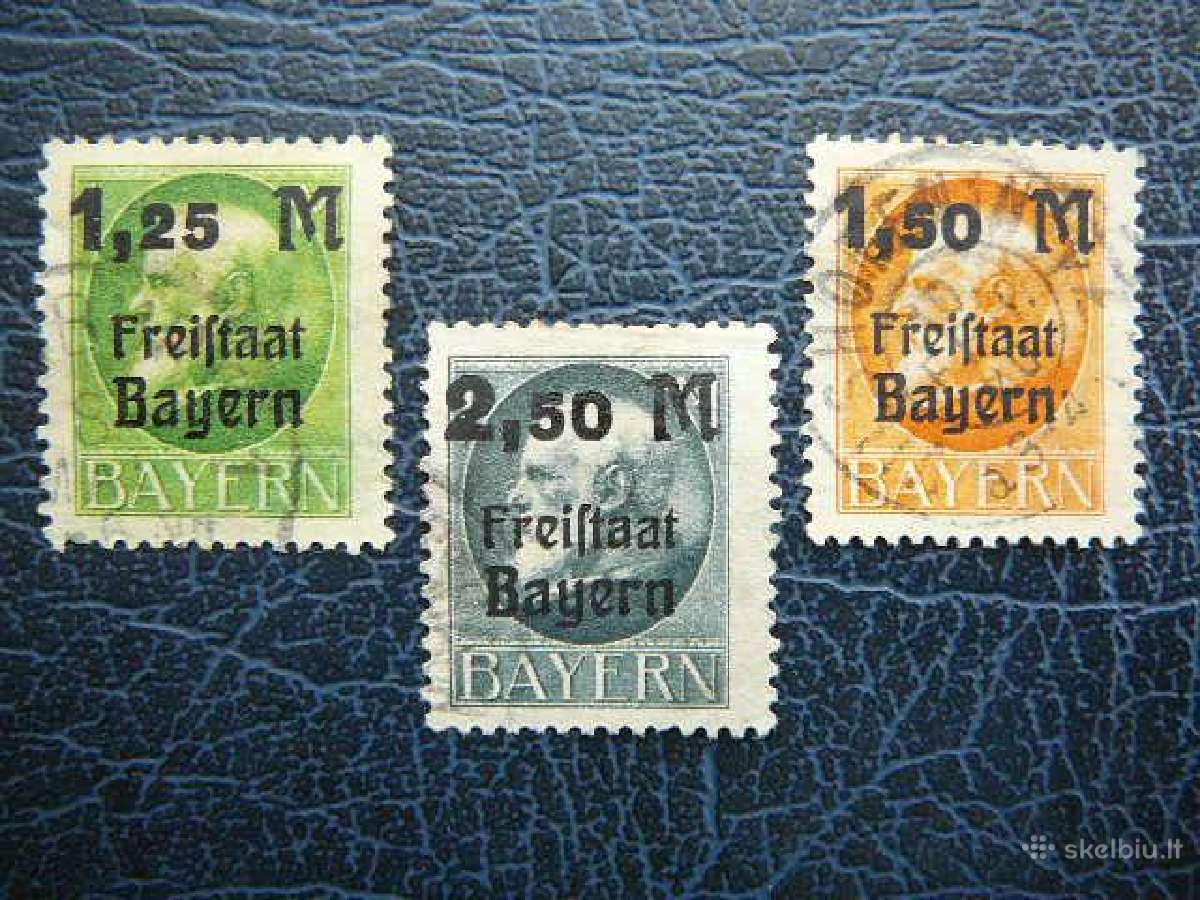 Karalius Vokietija Bavarija 1919 bvr174/6aa