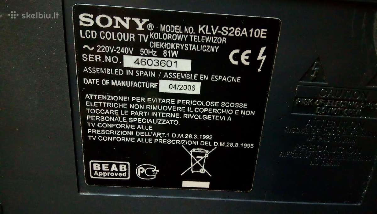 Sony Bravia - nuotraukos Nr. 2