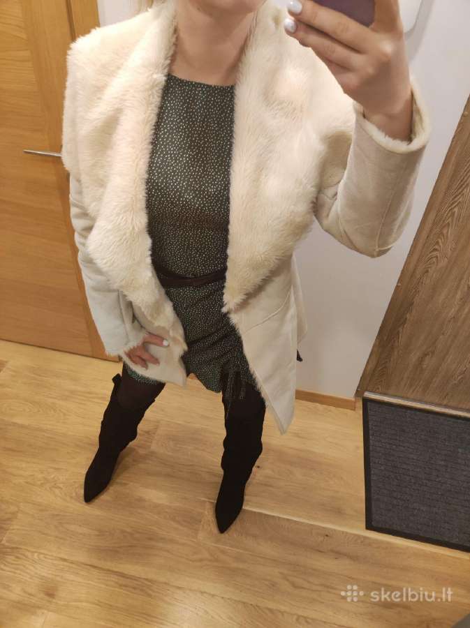 Bershka susiaučiamas paltas - nuotraukos Nr. 4