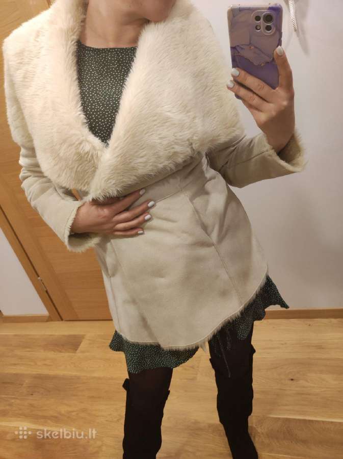 Bershka susiaučiamas paltas - nuotraukos Nr. 13