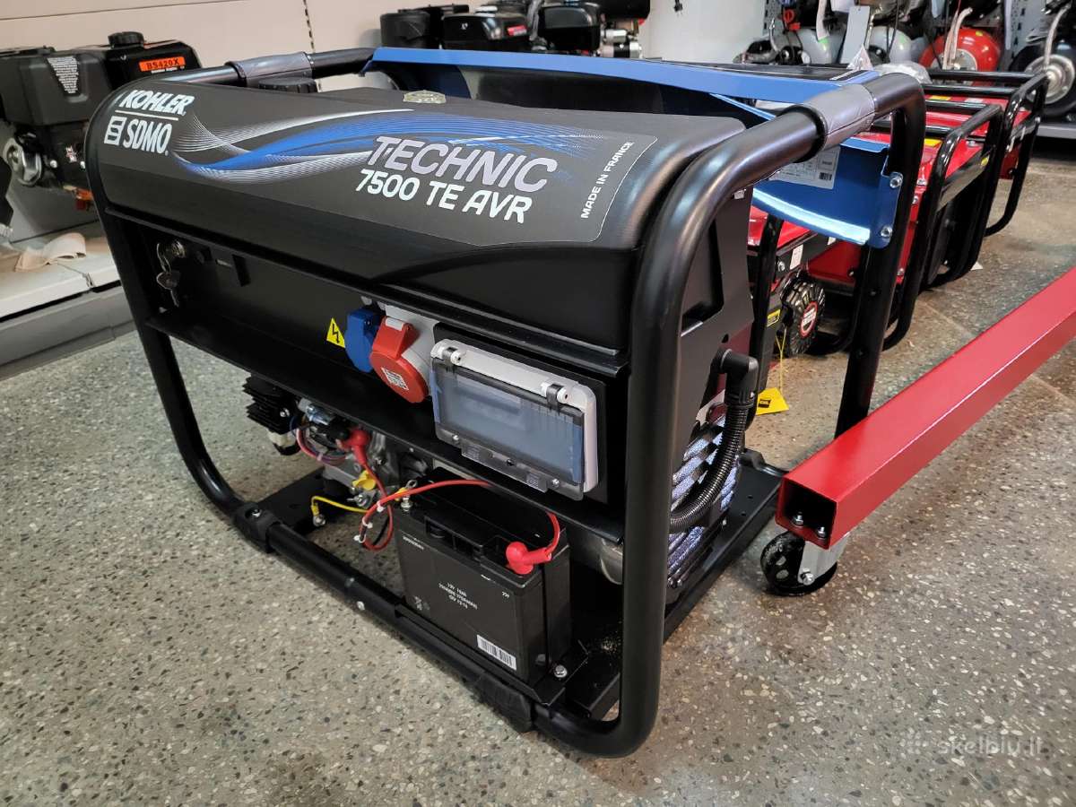 Profesionalus elektros generatorius 6,5 kw Sdmo - nuotraukos Nr. 3