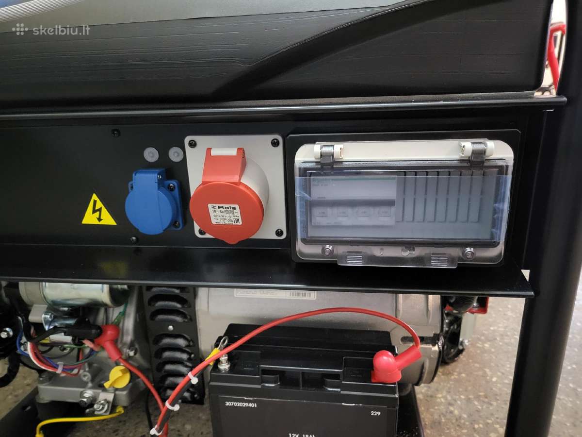Profesionalus elektros generatorius 6,5 kw Sdmo - nuotraukos Nr. 7