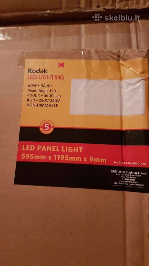 Naujos LED panelės. Sandėlio,angaro LED šviestuvai - nuotraukos Nr. 5