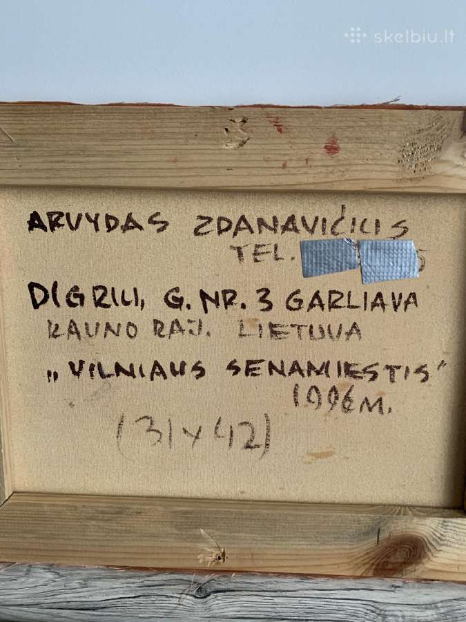 Paveikslas Vilniaus senamiestis - nuotraukos Nr. 2