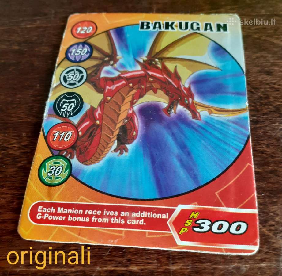 Bakugan kortos - nuotraukos Nr. 2