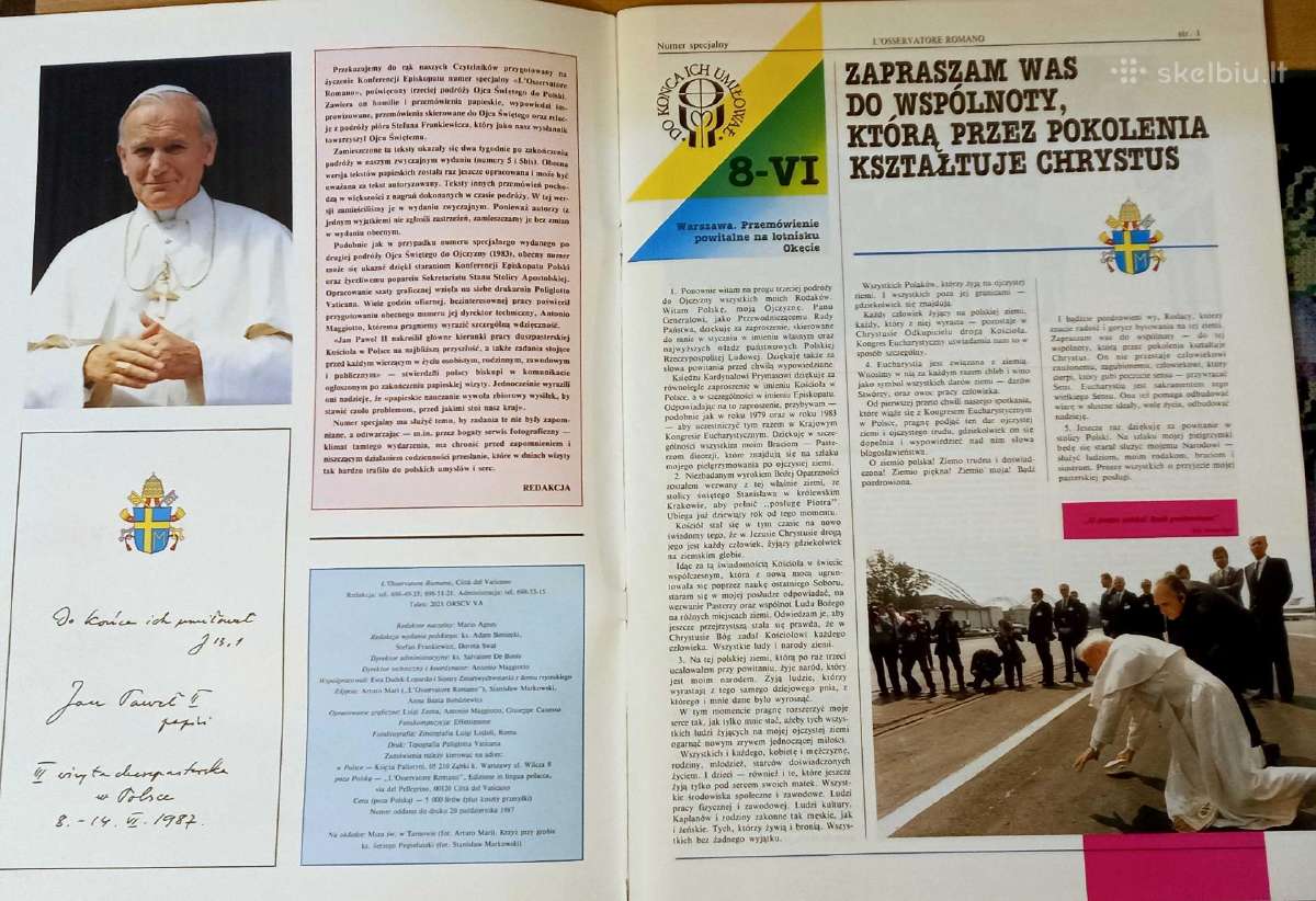 Knyga „Trzecia podroż Jana Pawła II do Polski“ - nuotraukos Nr. 2