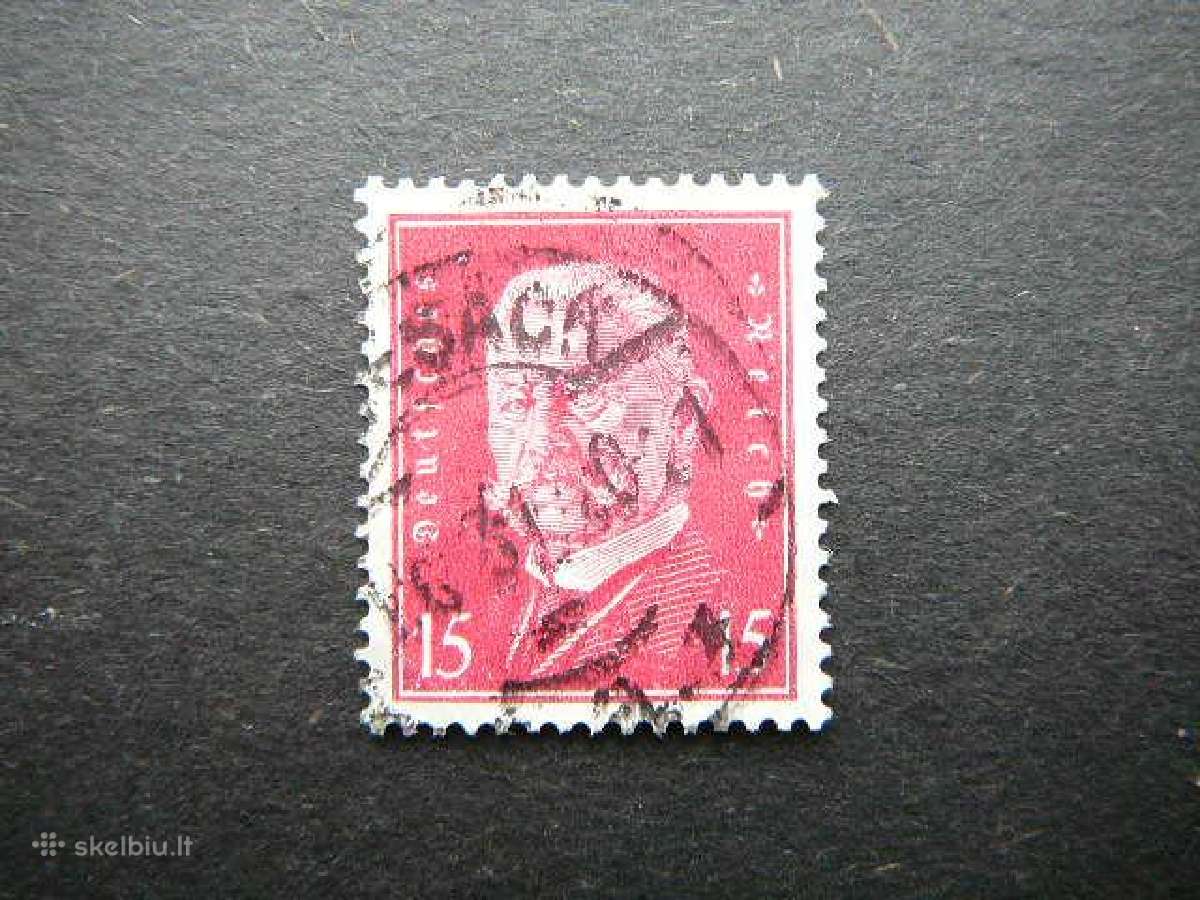 Reichsprezidentas Vokietija 1928 15pf. vkt414a