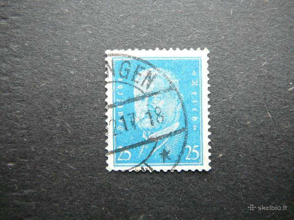 Reichsprezidentas Vokietija 1928 25pf. vkt416a