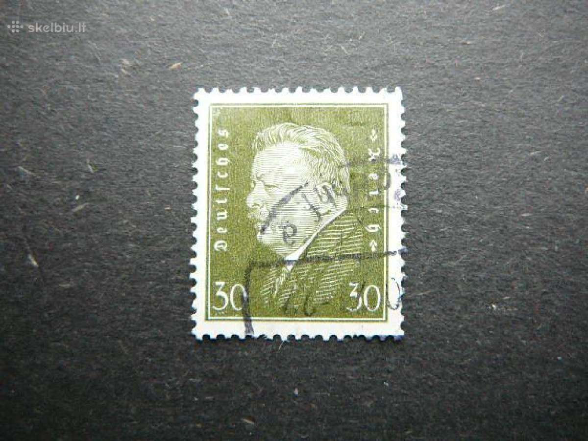 Reichsprezidentas Vokietija 1928 30pf. vkt417a