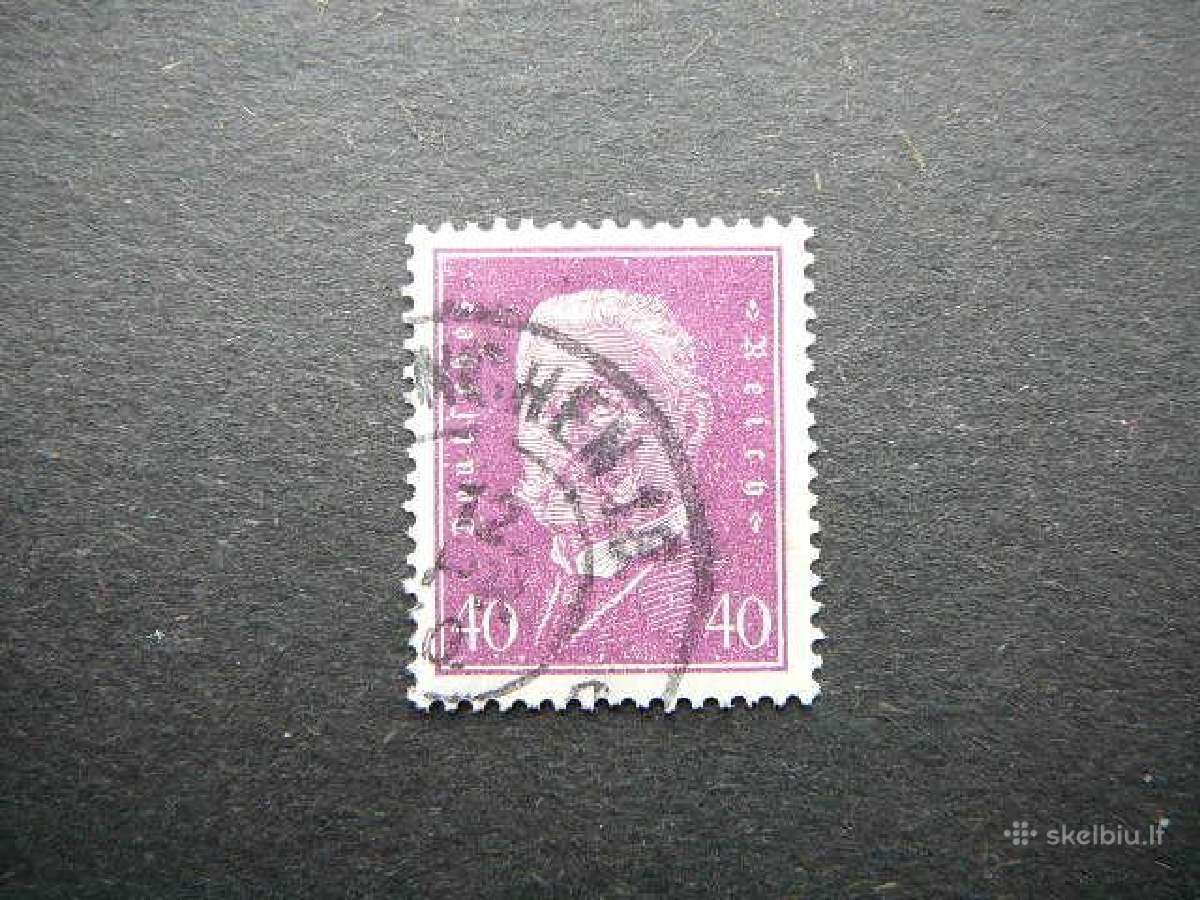 Reichsprezidentas Vokietija 1928 40pf. vkt418a