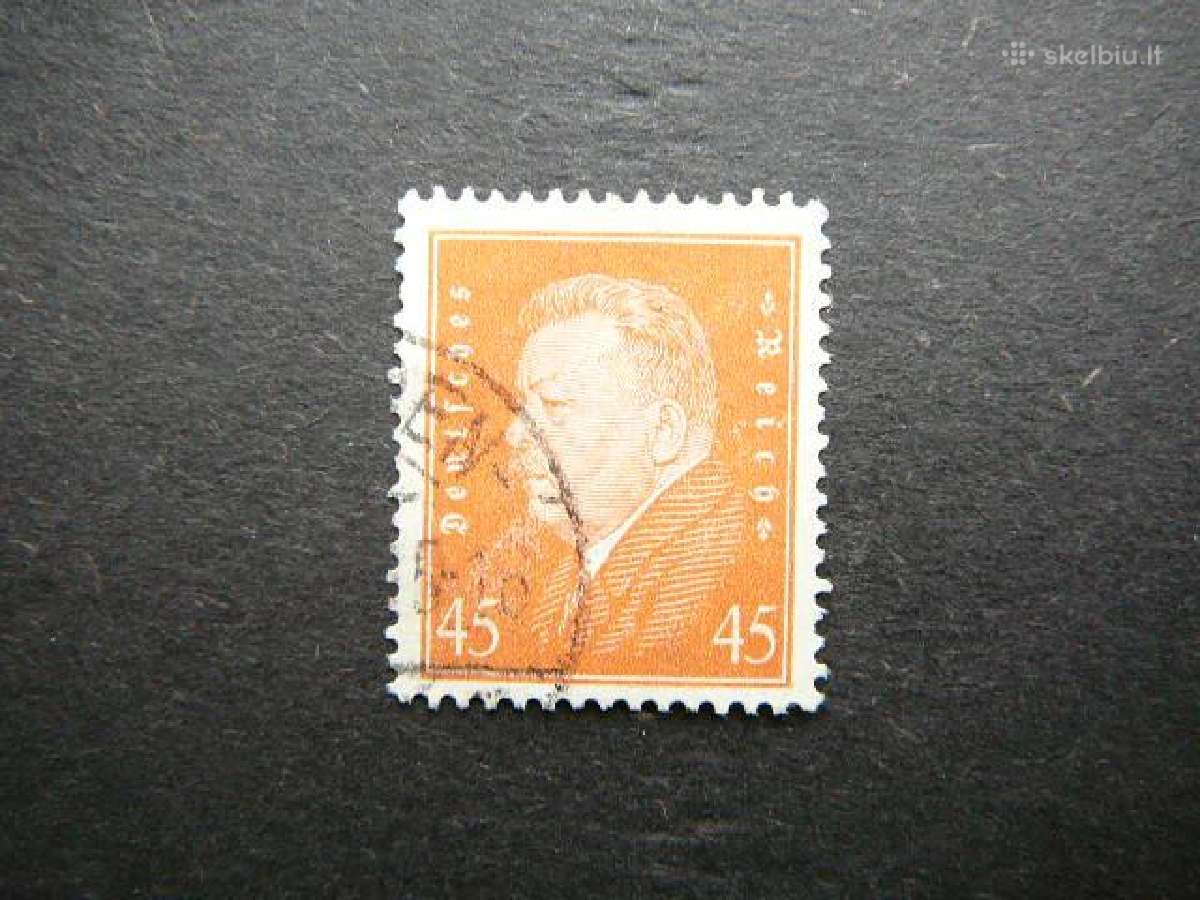 Reichsprezidentas Vokietija 1928 45pf. vkt419a