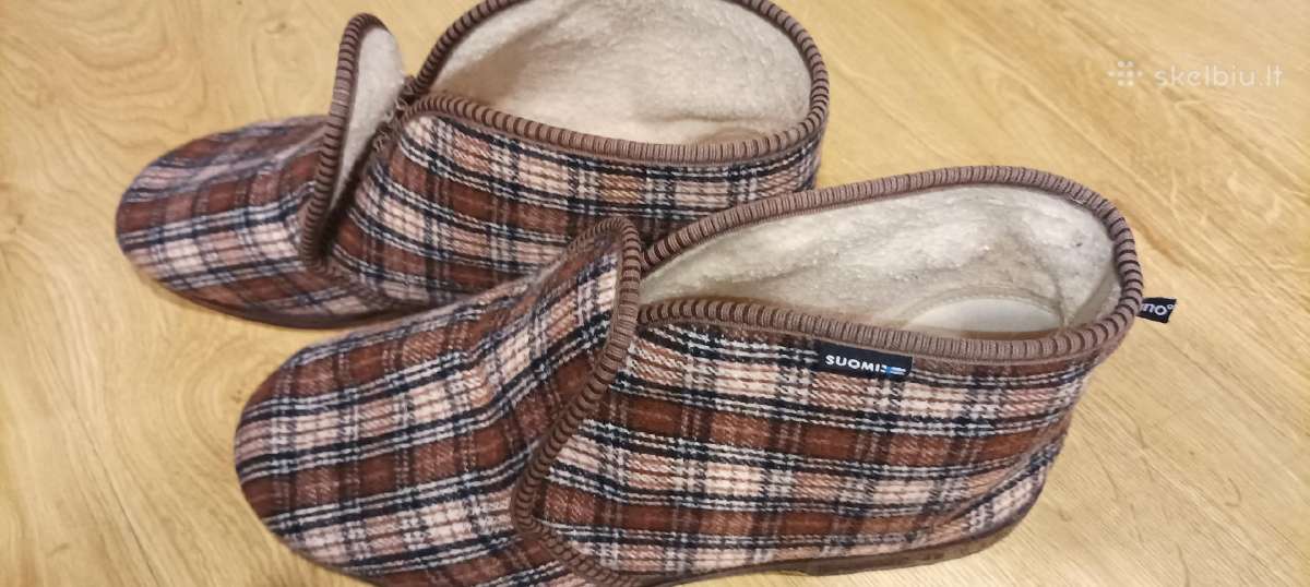 Šiltos Suomi šlepetės, 46 dydis,vidp. 30