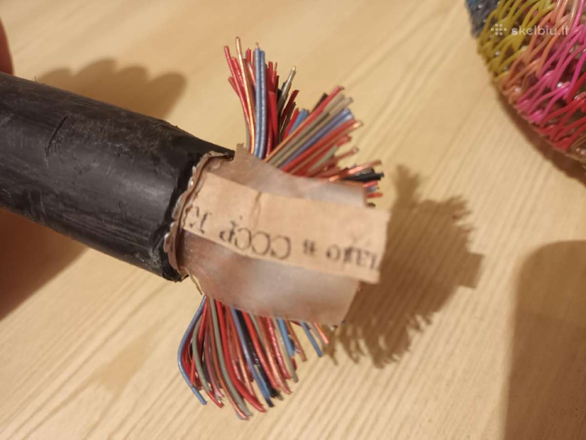 Telefoninis kabelis, laidas krepseliams pinti - nuotraukos Nr. 3