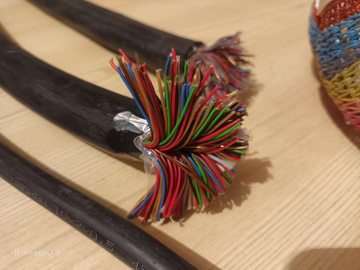 Telefoninis kabelis, laidas krepseliams pinti - nuotraukos Nr. 5