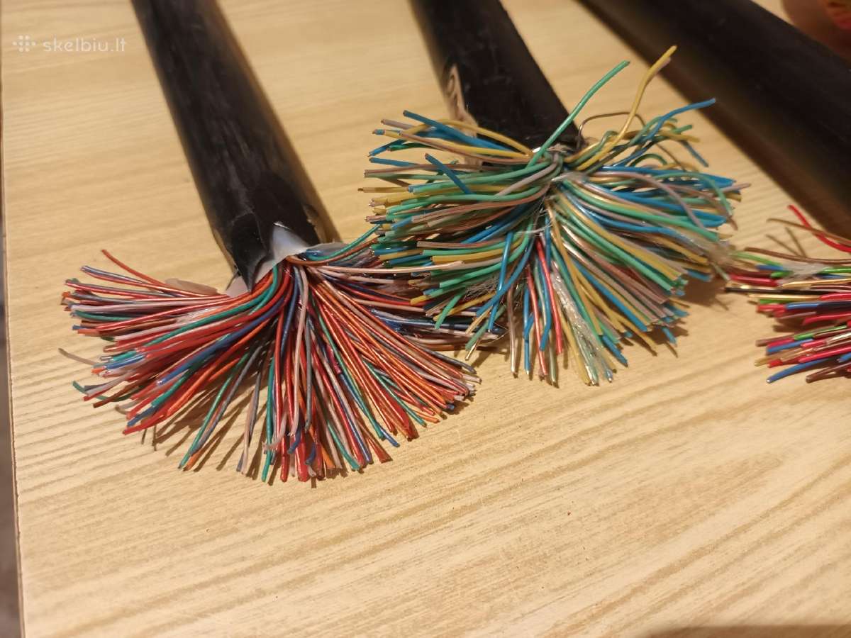 Telefoninis kabelis, laidas krepseliams pinti - nuotraukos Nr. 2