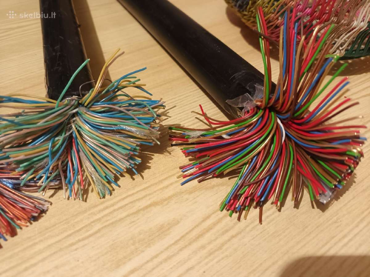Telefoninis kabelis, laidas krepseliams pinti - nuotraukos Nr. 3