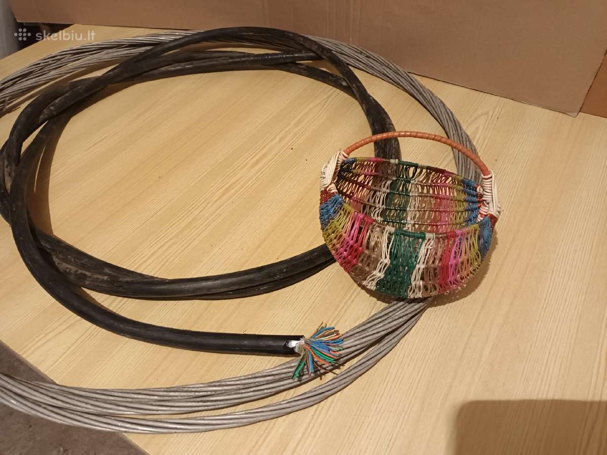 Eliumininis ir telefoninis kabelis 4m pinimui - nuotraukos Nr. 2