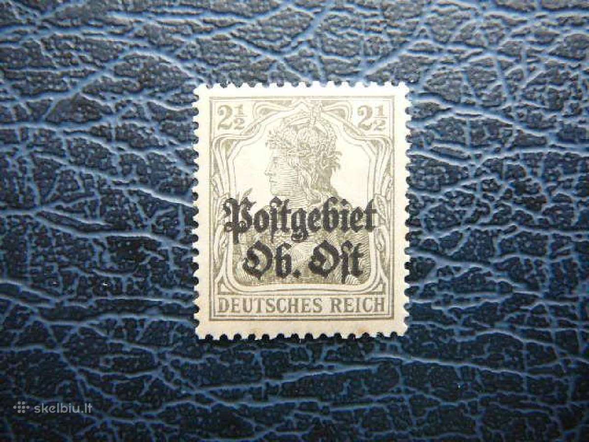 Lietuva Postgebiet Ost 1916 svarus lpg01s