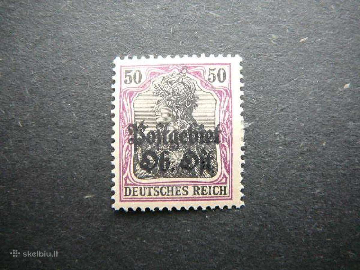 Lietuva Postgebiet Ost 1916 svarus lpg11s