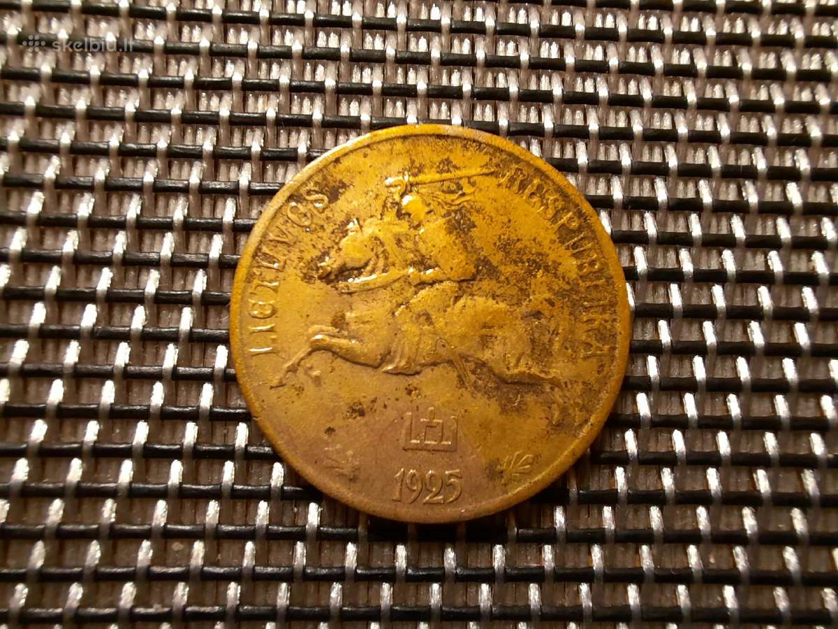 10 centu 1925 Lietuva Tarpukaris - nuotraukos Nr. 2